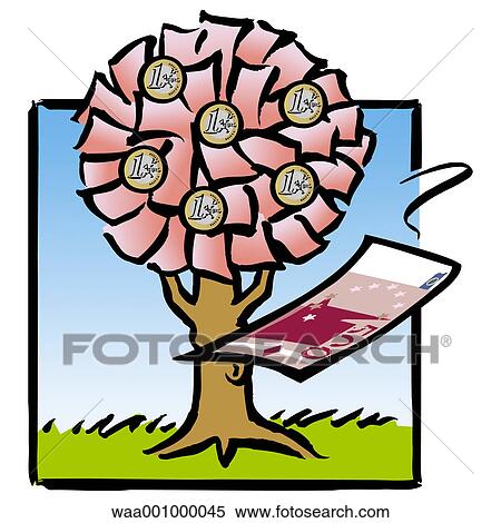 Stock Illustration - trees, change, upheaval, evolution, 2002, richness, rich. Fotosearch