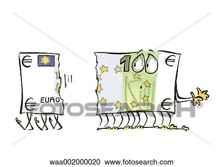 drawings, humorous, humour, illustrations, people, euro, money View Large Illustration Clipart - drawings, humorous, humour, illustrations, people, euro, money. Fotosearch