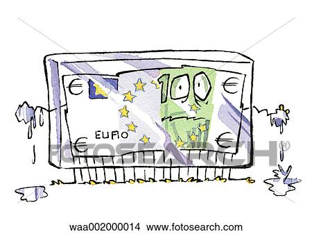 drawings, humorous, humour, illustrations, people, euro, money View Large Illustration Stock Illustration - drawings, humorous, humour, illustrations, people, euro, money. Fotosearch