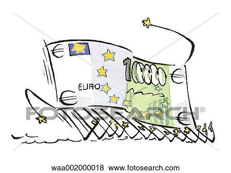 drawings, humorous, humour, illustrations, people, euro, money View Large Illustration Stock Illustration - drawings, humorous, humour, illustrations, people, euro, money. Fotosearch