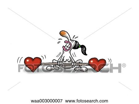 drawing, cynicism, cynical, humorous, humour, crushing, dumb-bells View Large Illustration Stock Illustration - drawing, cynicism, cynical, humorous, humour, crushing, dumb-bells. Fotosearch