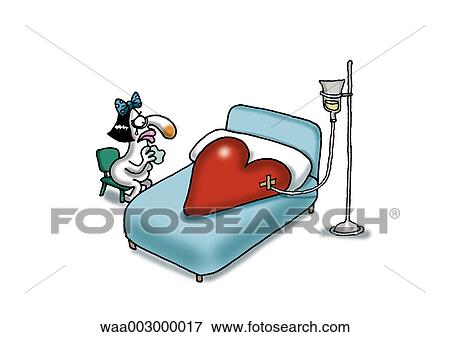 Stock Illustration - drawing, cynicism, cynical, humorous, humour, unhappy, misfortune. Fotosearch