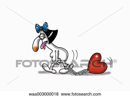 Stock Illustration - drawing, cynicism, cynical, humorous, humour, distress, relations. Fotosearch