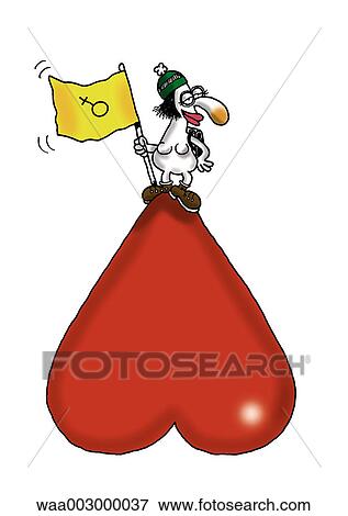 Stock Illustration - drawing, cynicism, cynical, humorous, humour, claim. Fotosearch