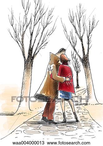 drawing, affinities, accomplices, complicity, close, relation, close View Large Illustration Drawing - drawing, affinities, accomplices, complicity, close, relation, close. Fotosearch