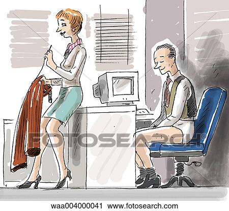 drawing, humorous, humour, understanding, duo, drawings, illustration View Large Illustration Clip Art - drawing, humorous, humour, understanding, duo, drawings, illustration. Fotosearch