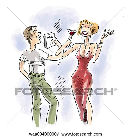 drawing, humorous, humour, differences, difference, celebrate View Large Illustration Stock Illustration - drawing, humorous, humour, differences, difference, celebrate. Fotosearch
