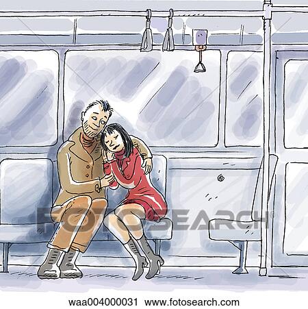 drawing, sitting, seats, sit, subway, transport, understanding View Large Illustration Clip Art - drawing, sitting, seats, sit, subway, transport, understanding. Fotosearch