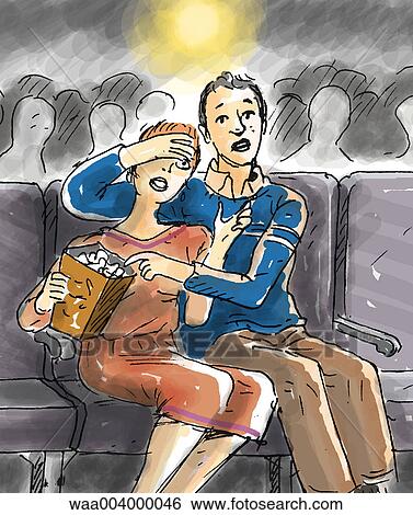 Stock Illustration - drawing, understanding, protection, protect, drawings, illustration. Fotosearch