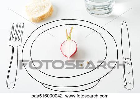 Half a radish and two peppercorns on plate, bread nearby View Large Photo Image Stock Image - Half a radish and two peppercorns on plate, bread nearby. Fotosearch