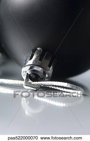 Black Christmas tree ornament, detail View Large Photo Image Stock Image - Black Christmas tree ornament, detail. Fotosearch