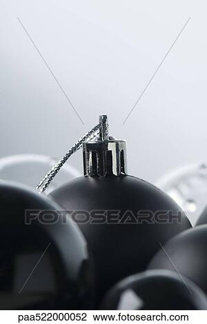 Black Christmas tree ornament View Large Photo Image Stock Image - Black Christmas tree ornament. Fotosearch