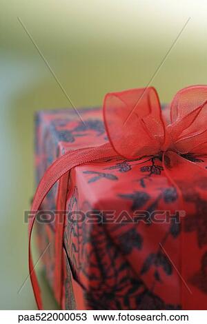 Stock Image - Christmas present, detail. Fotosearch