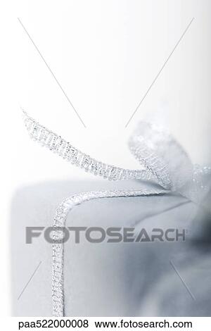 Detail of gift wrapped present View Large Photo Image Stock Photo - Detail of gift wrapped present. Fotosearch