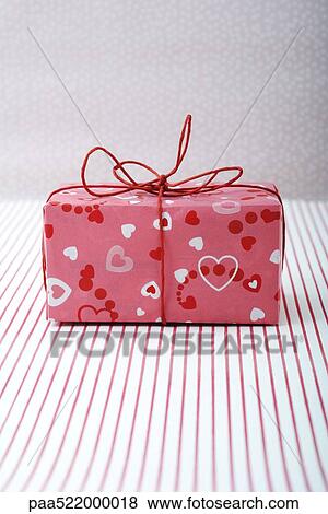 Stock Photo - Gift wrapped present . Fotosearch