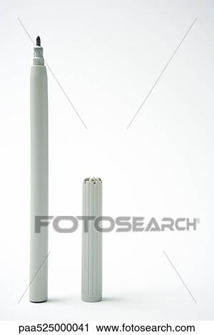 Felt tip pen and cap, side by side View Large Photo Image Stock Image - Felt tip pen and cap, side by side. Fotosearch