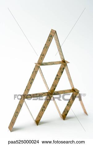 House of cards constructed of strips of nails for pneumatic nail gun View Large Photo Image Picture - House of cards constructed of strips of nails for pneumatic nail gun. Fotosearch