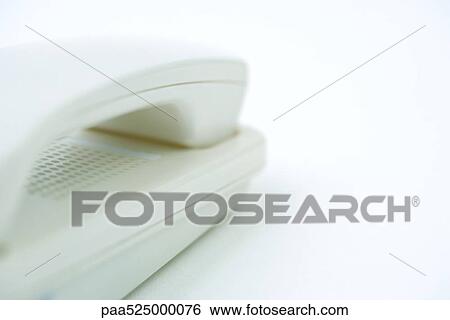Landline phone, extreme close-up View Large Photo Image Stock Photograph - Landline phone, extreme close-up. Fotosearch