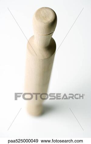 Rolling pin balanced on one end, high angle view View Large Photo Image Stock Photo - Rolling pin balanced on one end, high angle view. Fotosearch