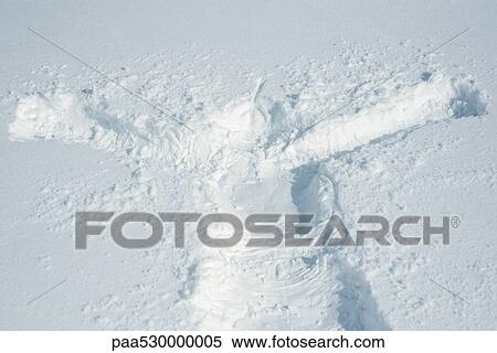 Stock Photography - Snow angel. Fotosearch