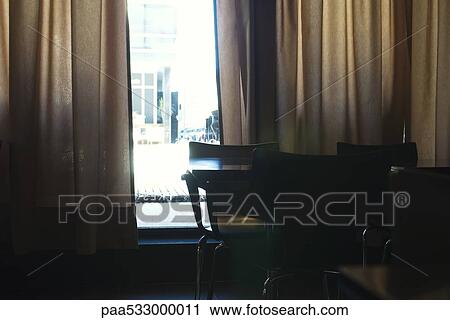 Stock Image - Cafe interior. Fotosearch