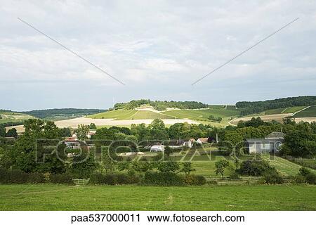 Stock Image - France, Champagne-Ardenne, Aube, rural landscape. Fotosearch