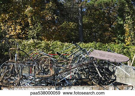 Stock Photo - Heap of scrap metal. Fotosearch