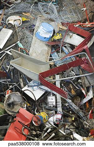 Scrap metal, full frame View Large Photo Image Stock Photo - Scrap metal, full frame. Fotosearch
