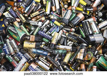 Used batteries, close-up, full frame View Large Photo Image Stock Image - Used batteries, close-up, full frame. Fotosearch