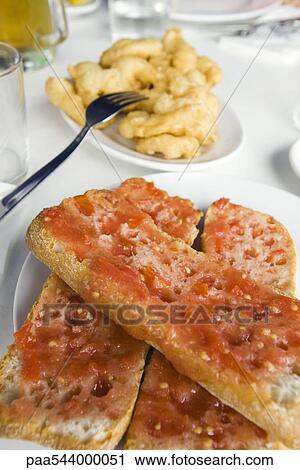 Focaccia bread, fried calamari View Large Photo Image Stock Image - Focaccia bread, fried calamari. Fotosearch