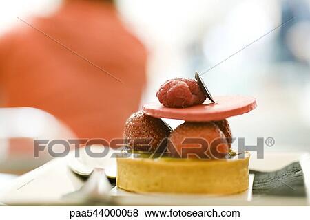 Tart topped with fresh berries View Large Photo Image Stock Photo - Tart topped with fresh berries. Fotosearch