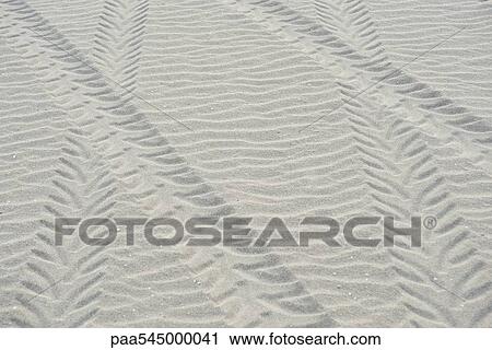 Tire tracks on sand View Large Photo Image Stock Image - Tire tracks on sand. Fotosearch