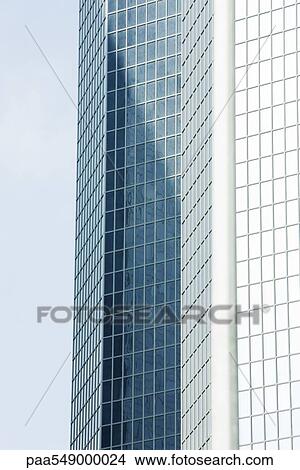 "High rise office buildings, cropped" View Large Photo Image Picture - "High rise office buildings, cropped". Fotosearch