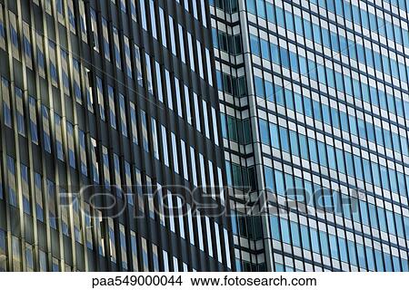 "High rise office buildings side by side, cropped" View Large Photo Image Picture - "High rise office buildings side by side, cropped". Fotosearch