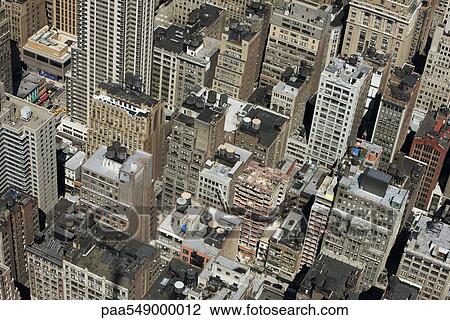 "New York City, aerial view" View Large Photo Image Stock Image - "New York City, aerial view". Fotosearch