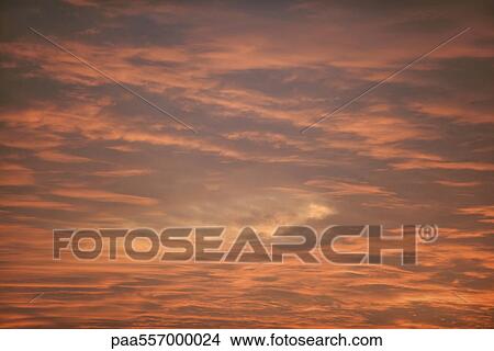 Cloudscape at sunset View Large Photo Image Picture - Cloudscape at sunset. Fotosearch