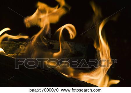 Stock Image - Fire, close-up. Fotosearch
