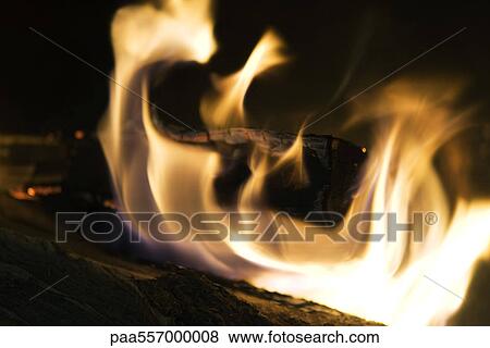 Fire, close-up View Large Photo Image Stock Photo - Fire, close-up. Fotosearch