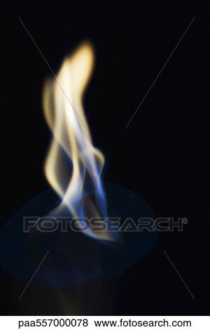Stock Photo - Flame, close-up. Fotosearch