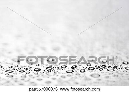Water drops on surface View Large Photo Image Stock Image - Water drops on surface. Fotosearch