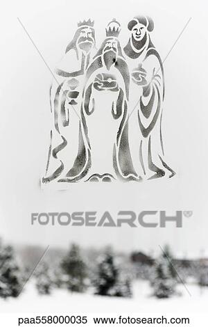 Image of three Magi captured on decorative frosted glass View Large Photo Image Stock Photography - Image of three Magi captured on decorative frosted glass. Fotosearch