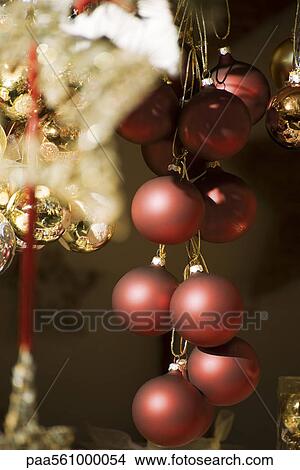 Picture - Christmas ornaments. Fotosearch