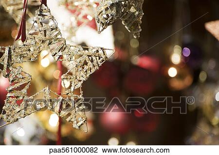 Star-shaped Christmas ornament View Large Photo Image Stock Image - Star-shaped Christmas ornament. Fotosearch