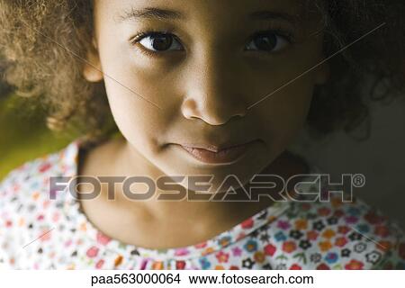 Picture - Little girl, portrait. Fotosearch
