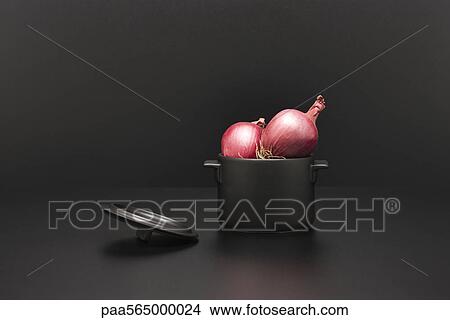 Food concept, fresh vegetables on top of miniature pot View Large Photo Image Picture - Food concept, fresh vegetables on top of miniature pot. Fotosearch