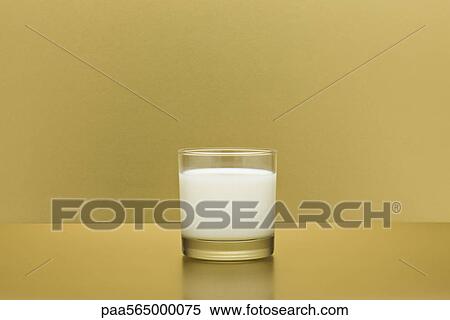 Stock Photography - Glass of milk. Fotosearch