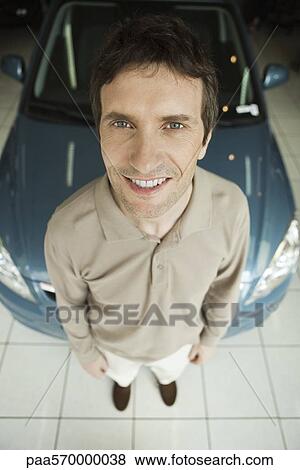 New car owner View Large Photo Image Stock Photo - New car owner. Fotosearch