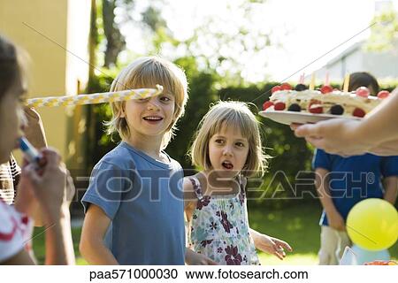 Children at birthday party View Large Photo Image Stock Image - Children at birthday party. Fotosearch