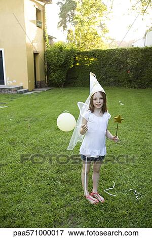 Girl in costume View Large Photo Image Stock Photo - Girl in costume. Fotosearch