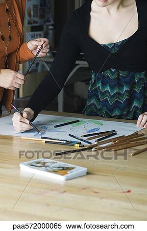 Artist drawing, cropped View Large Photo Image Stock Photography - Artist drawing, cropped. Fotosearch